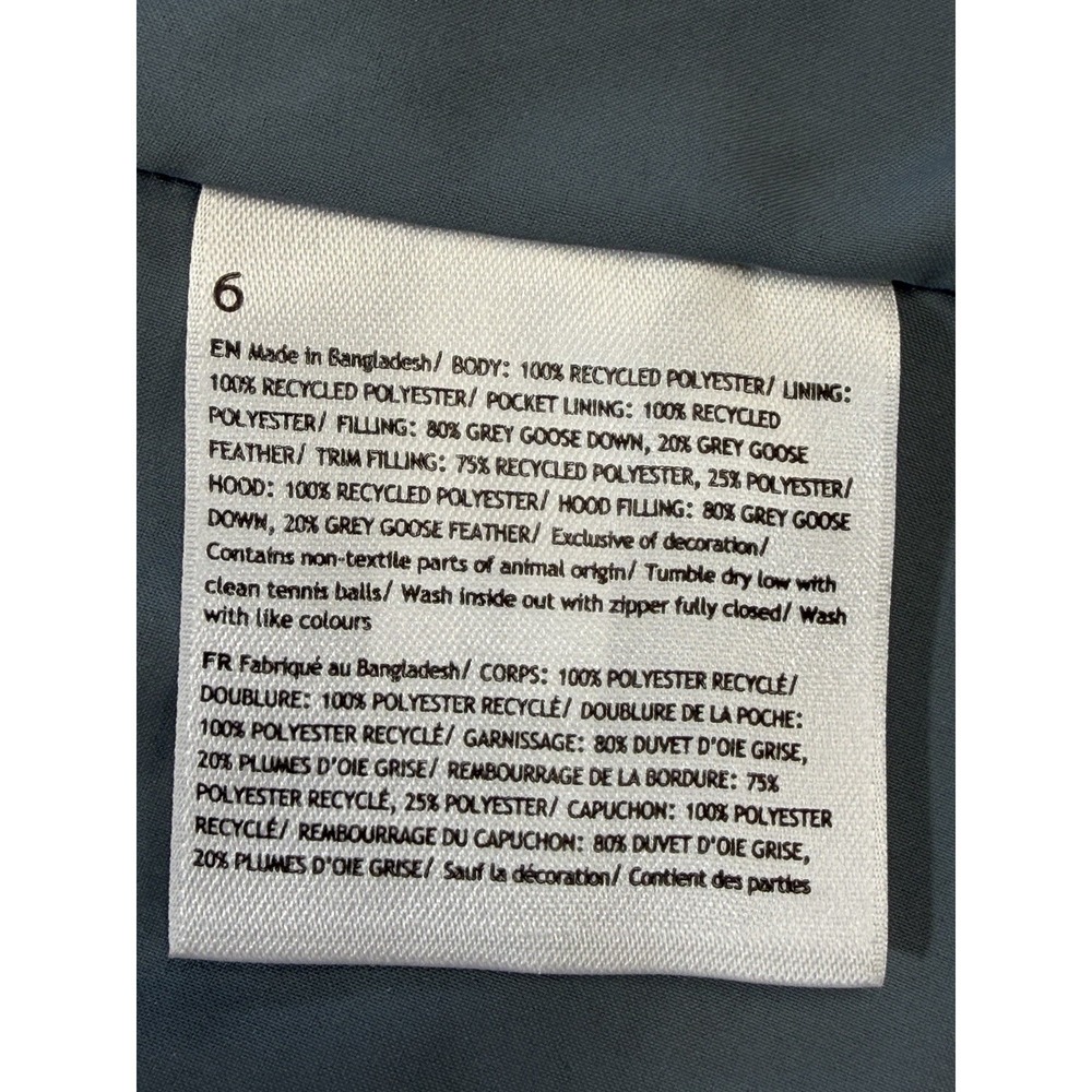 Lululemon Wunder Puff Mid-Length Vest Size 6 Color Oil Grey/Belgian Blue Hooded - Picture 6 of 13